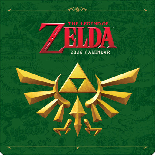Legend of Zelda 2026 Square Wall Calendar
