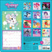 Mermicorno Starfall with Stickers 2026 Square Wall Calendar