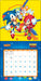 Sonic the Hedgehog 35th Anniversary 2026 Square Wall Calendar