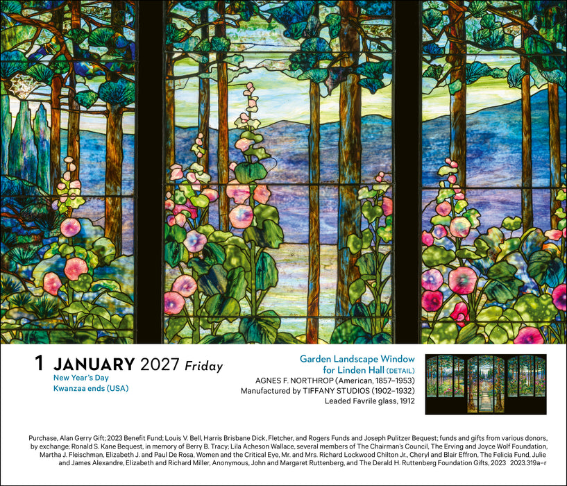 Art 365 Days of Masterpieces 2027 Page-A-Day Calendar