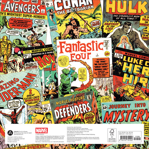 Mighty Marvel 2027 Square Wall Calendar