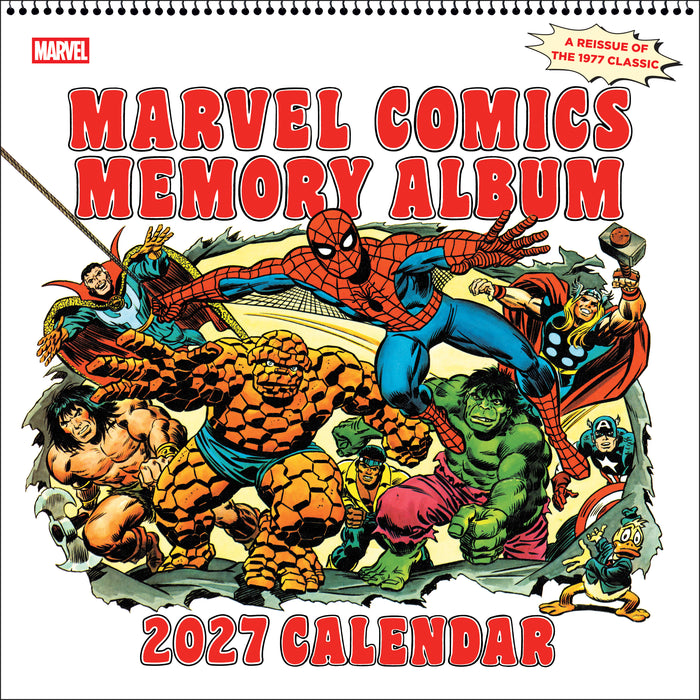 Mighty Marvel 2027 Square Wall Calendar