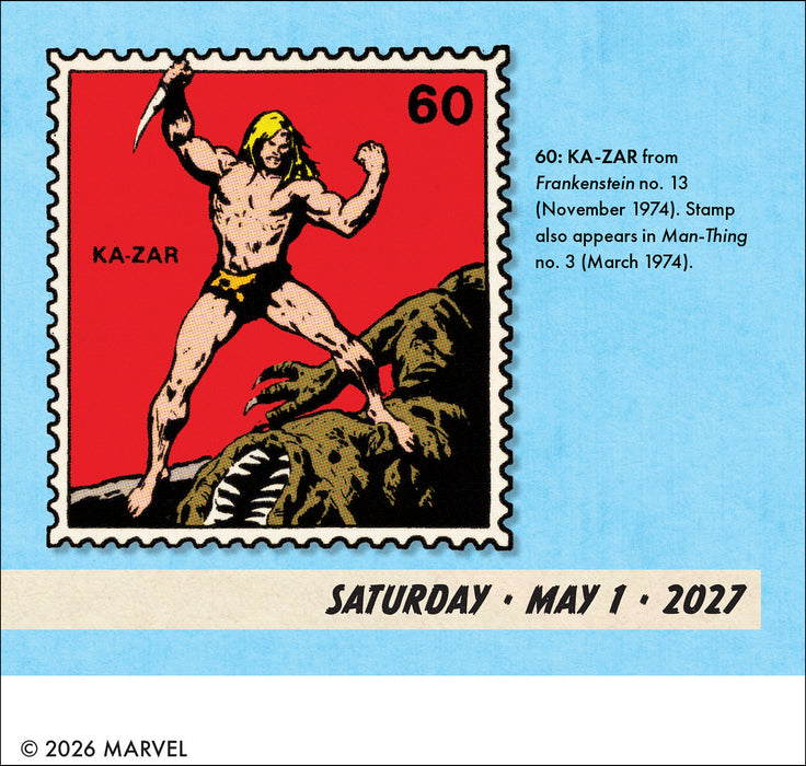 Marvel Value Stamps 2027 Page-A-Day Calendar