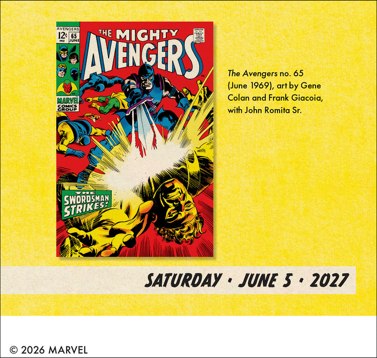 Marvel Value Stamps 2027 Page-A-Day Calendar