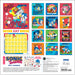 Sonic the Hedgehog with Bonus Stickers 2027 Square Wall Calendar