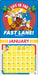Sonic the Hedgehog with Bonus Stickers 2027 Square Wall Calendar