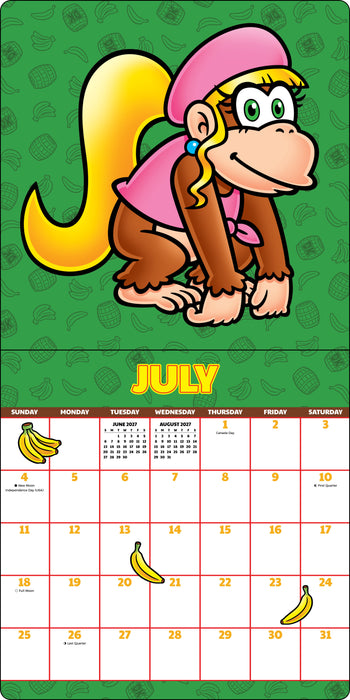 Donkey Kong 2027 Square Wall Calendar