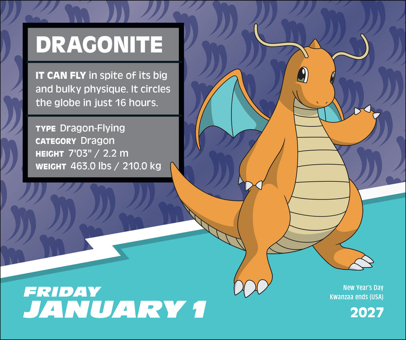 Pokemon 2027 Page-A-Day Calendar