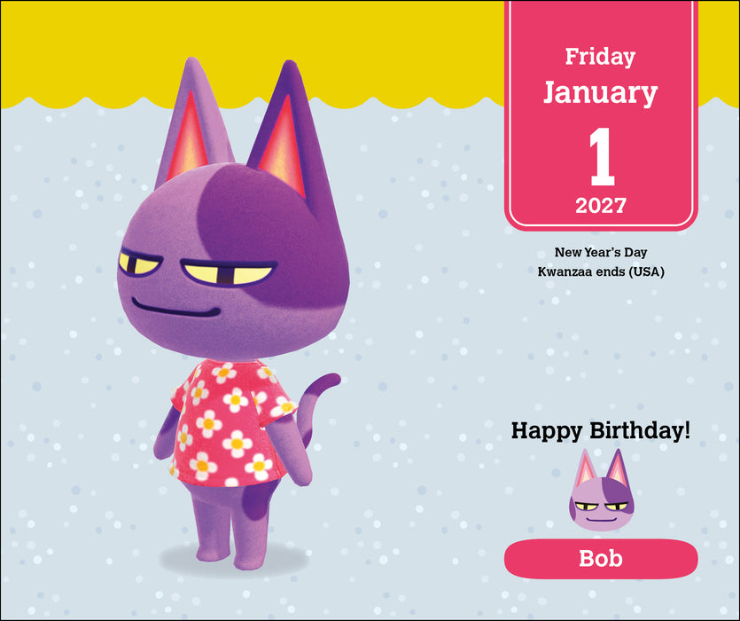 Animal Crossing 2027 Page-A-Day Calendar