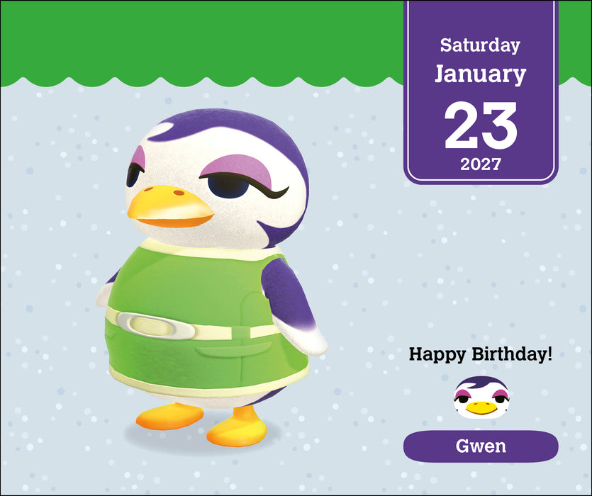 Animal Crossing 2027 Page-A-Day Calendar