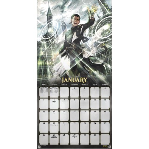 2025 Magic The Gathering Wall Calendar by  Trends International from Calendar Club