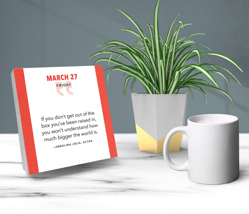 Great Quotes from Great Leaders 2026 Page-A-Day Calendar