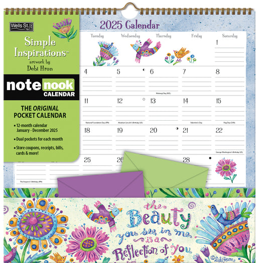 2025 Simple Inspirations Wall Calendar by  WSBL from Calendar Club