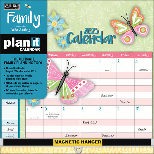 2025 Family Plan It Plus Wall Calendar by  WSBL from Calendar Club