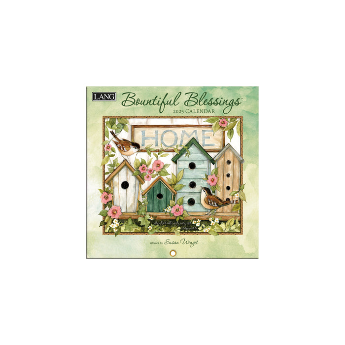 2025 Bountiful Blessings Mini Wall Calendar by  LANG from Calendar Club