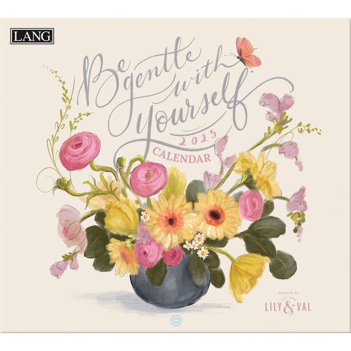 2025 Be Gentle With Yourself Large Wall Calendar