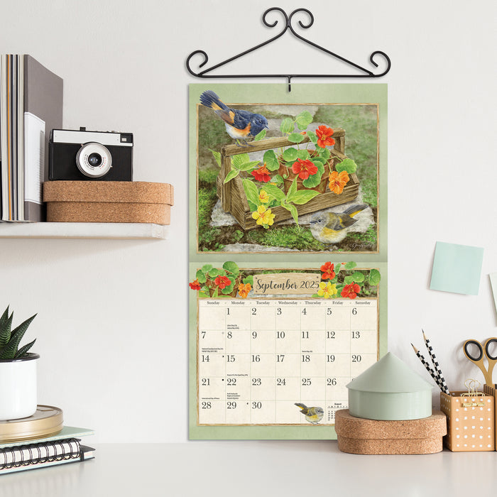 2025 Birds In The Garden Large Wall Calendar