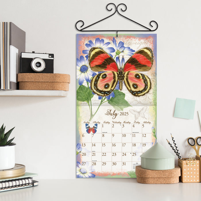 2025 Butterflies Large Wall Calendar