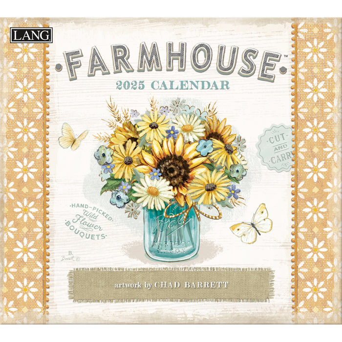 2025 Farmhouse Large Wall Calendar (Online Exclusive) by  LANG from Calendar Club