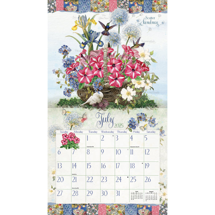 2025 Garden Botanicals Large Wall Calendar (Online Exclusive) by  LANG from Calendar Club