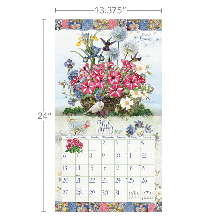 2025 Garden Botanicals Large Wall Calendar (Online Exclusive) by  LANG from Calendar Club