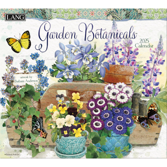 2025 Garden Botanicals Large Wall Calendar (Online Exclusive) by  LANG from Calendar Club