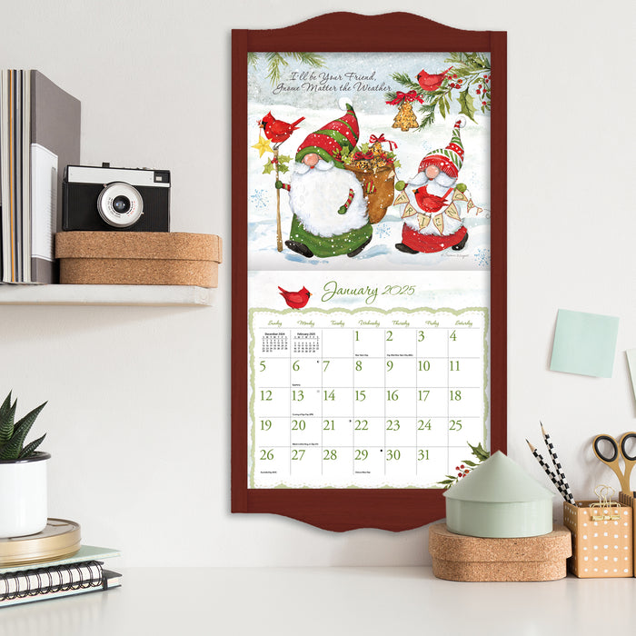 2025 Gnome Sweet Gnome Large Wall Calendar