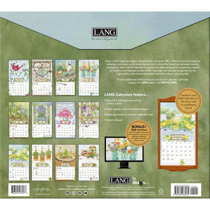 2025 Herb Garden Large Wall Calendar