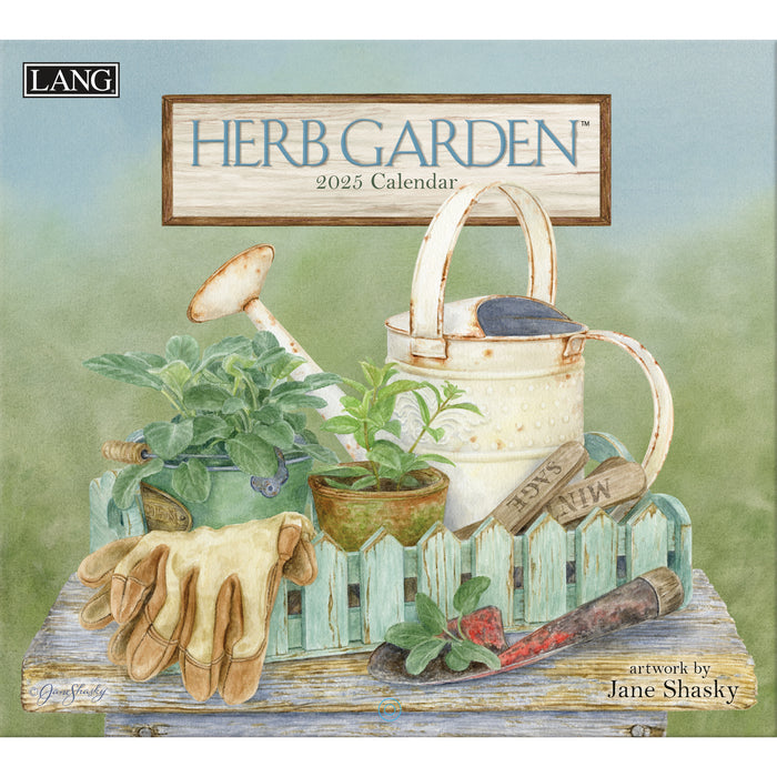 2025 Herb Garden Large Wall Calendar