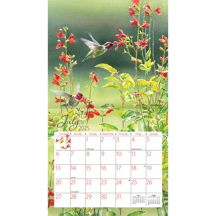 2025 Hummingbirds Large Wall Calendar