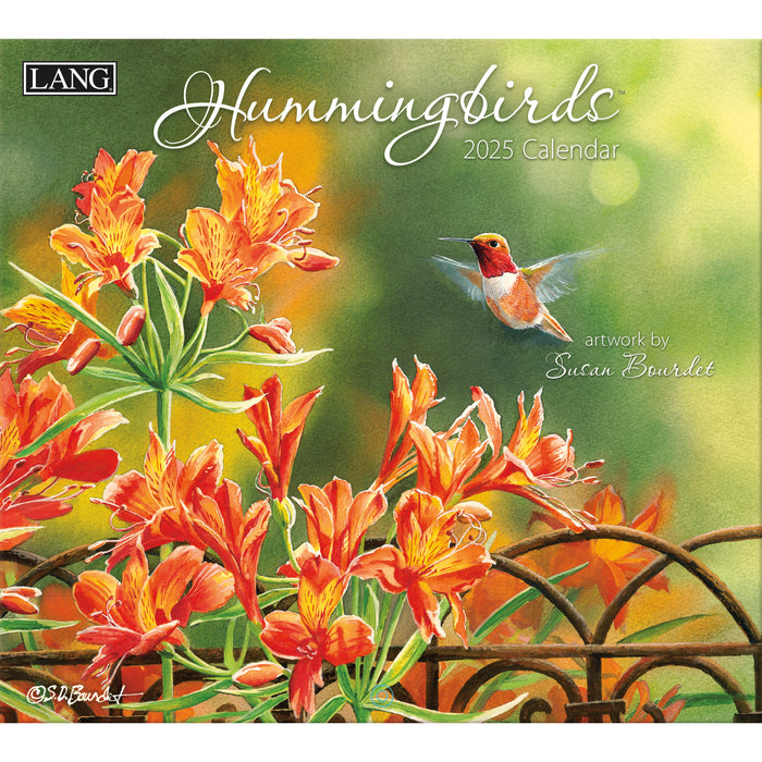 2025 Hummingbirds Large Wall Calendar