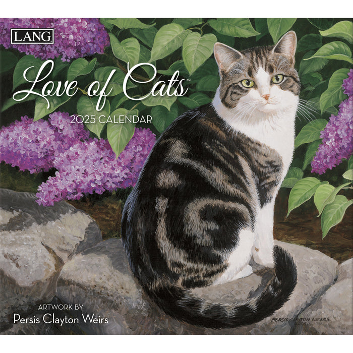 2025 Love Of Cats Large Wall Calendar