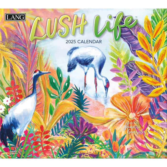 2025 Lush Life Large Wall Calendar (Online Exclusive) by  LANG from Calendar Club