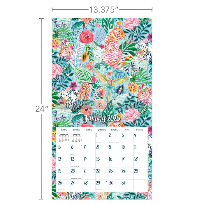 2025 Lush Life Large Wall Calendar (Online Exclusive) by  LANG from Calendar Club