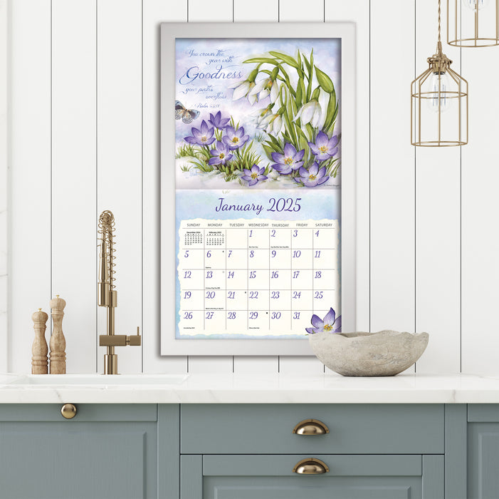 2025 Nature's Grace Large Wall Calendar