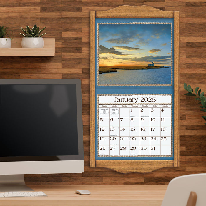 2025 Seaside Large Wall Calendar