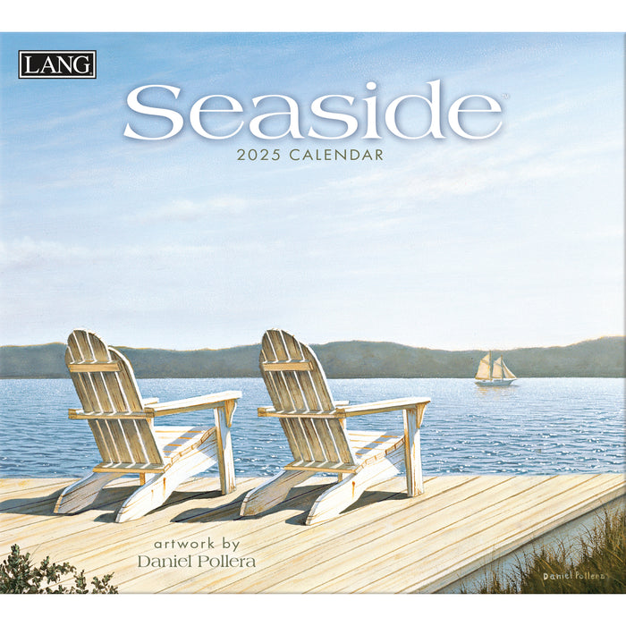 2025 Seaside Large Wall Calendar