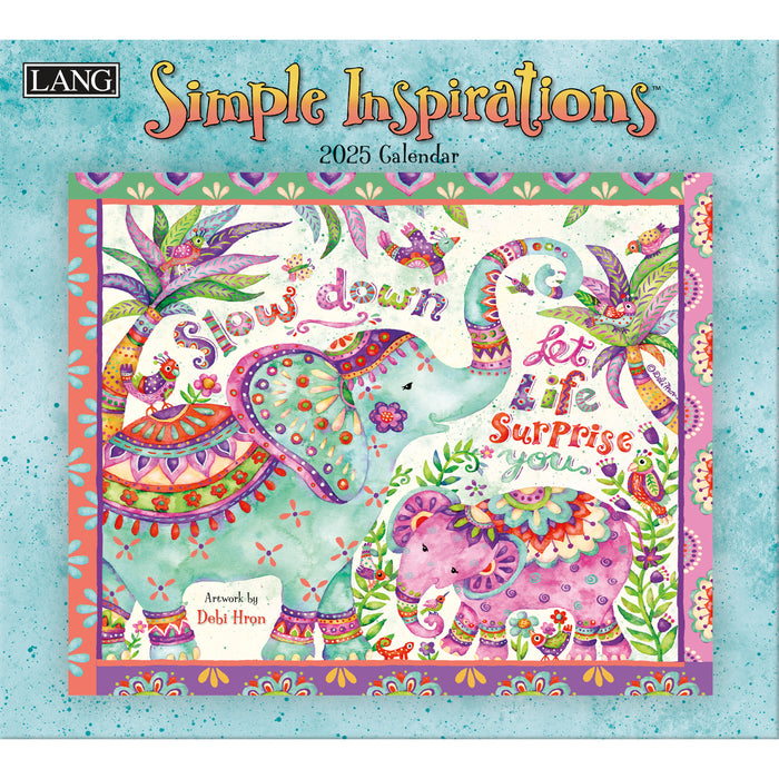 2025 Simple Inspirations Large Wall Calendar