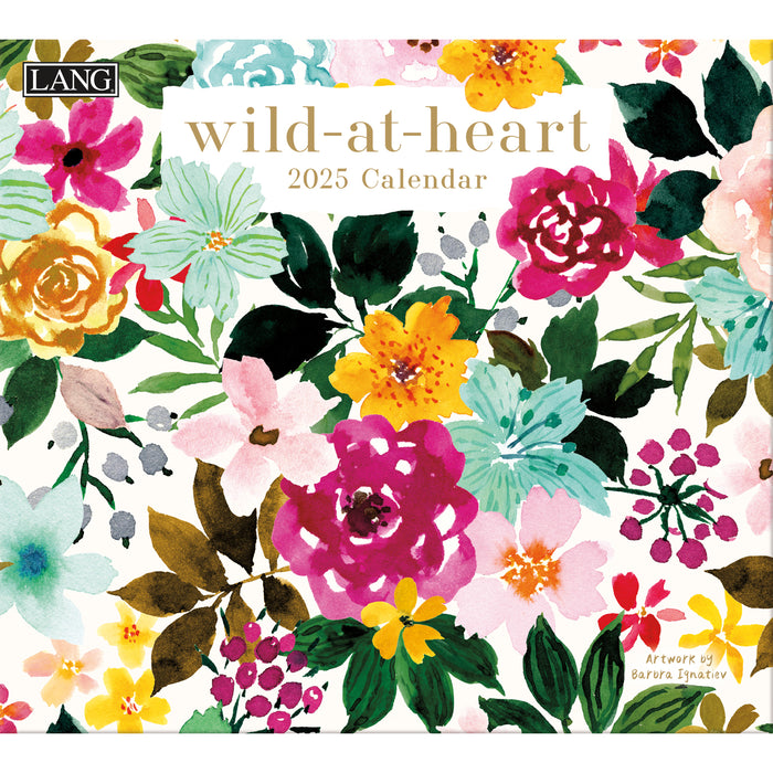 2025 Wild At Heart Large Wall Calendar