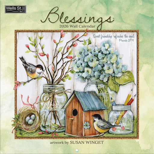 Blessings 2026 Square Wall Calendar