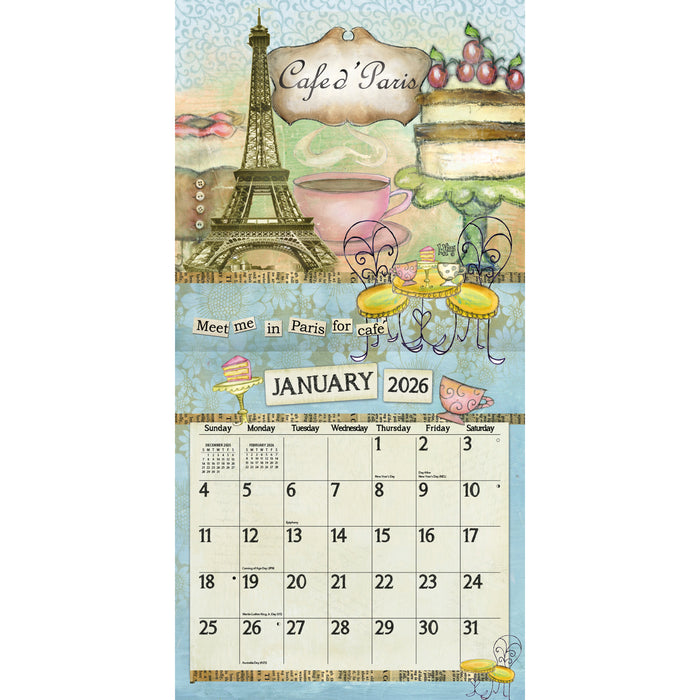 Embrace the Day 2026 Square Wall Calendar