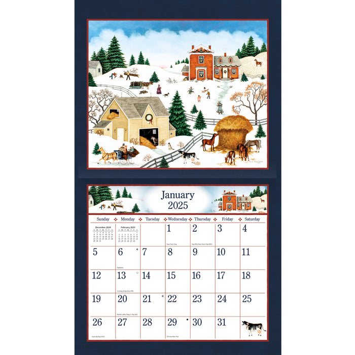 2025 Linda Nelson Stocks Large Wall Calendar by  LANG from Calendar Club