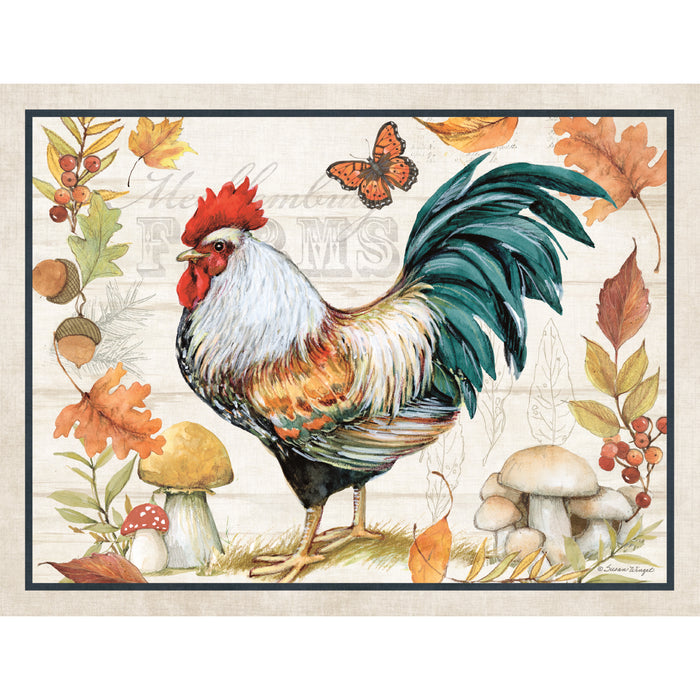 2025 Proud Rooster Large Wall Calendar