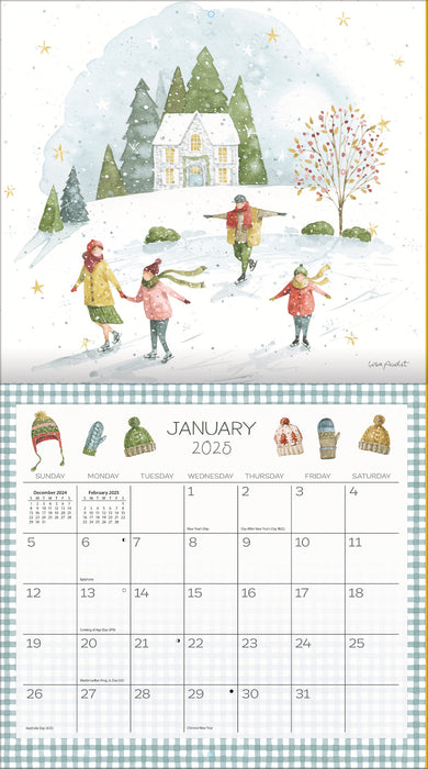 2025 Blissful Moments Large Wall Calendar by  LANG from Calendar Club