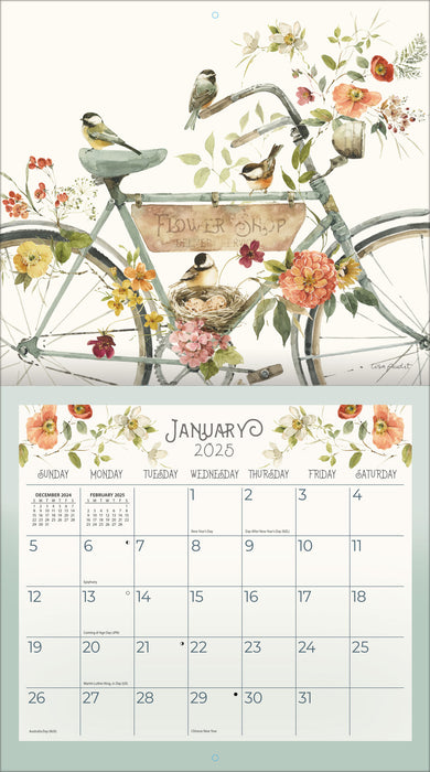 2025 A Beautiful Ride Large Wall Calendar