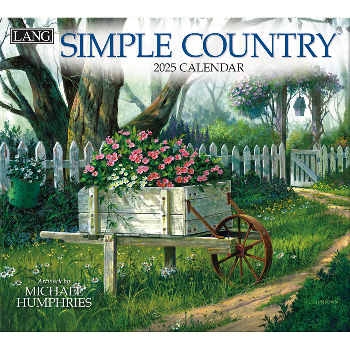 2025 Simple Country Large Wall Calendar (Online Exclusive) by  LANG from Calendar Club