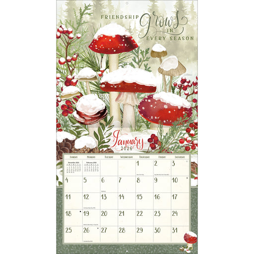 Abundant Friendship 2026 Large Wall Calendar
