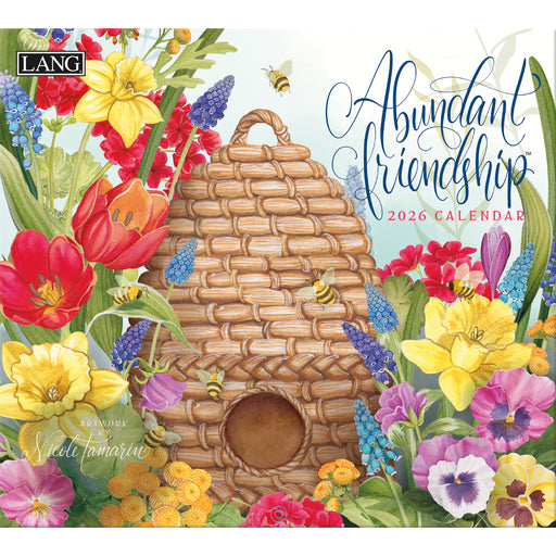 Abundant Friendship 2026 Large Wall Calendar