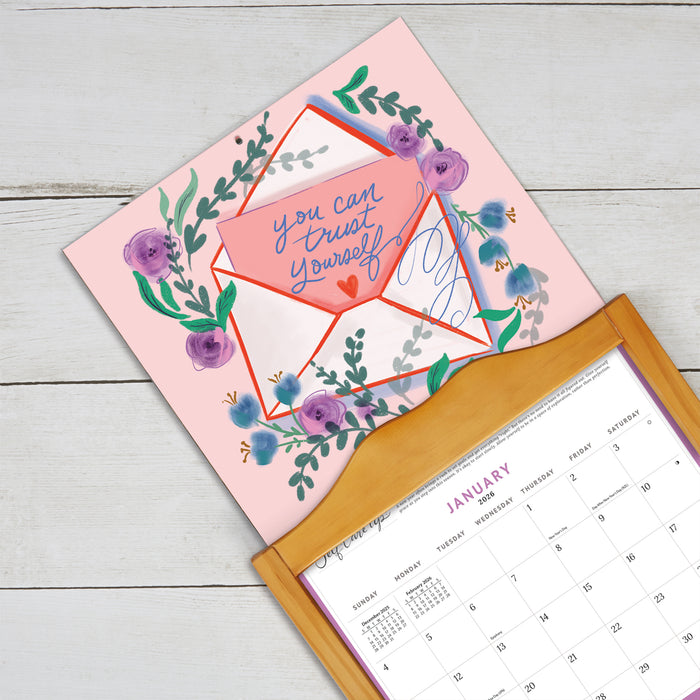 Be Gentle With Yourself 2026 Large Wall Calendar