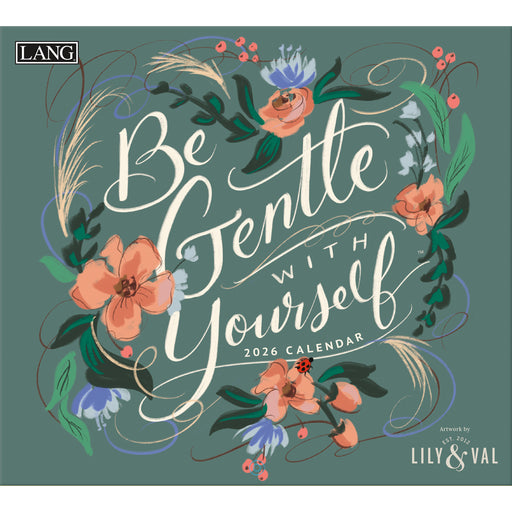Be Gentle With Yourself 2026 Large Wall Calendar